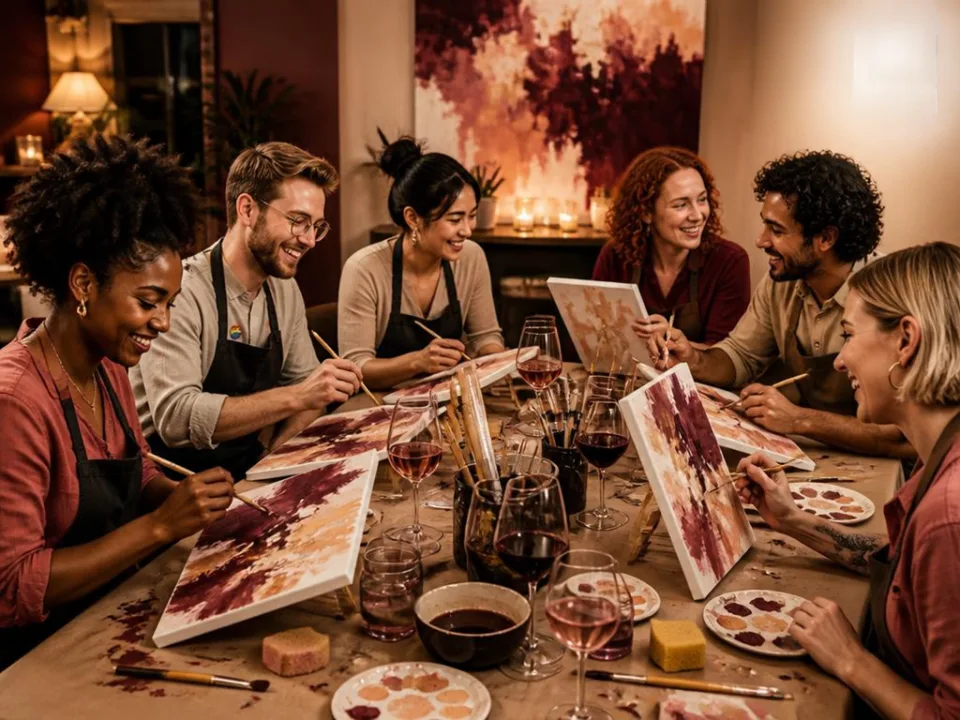 Paint & Drink – Kreativ malen in geselliger Runde
