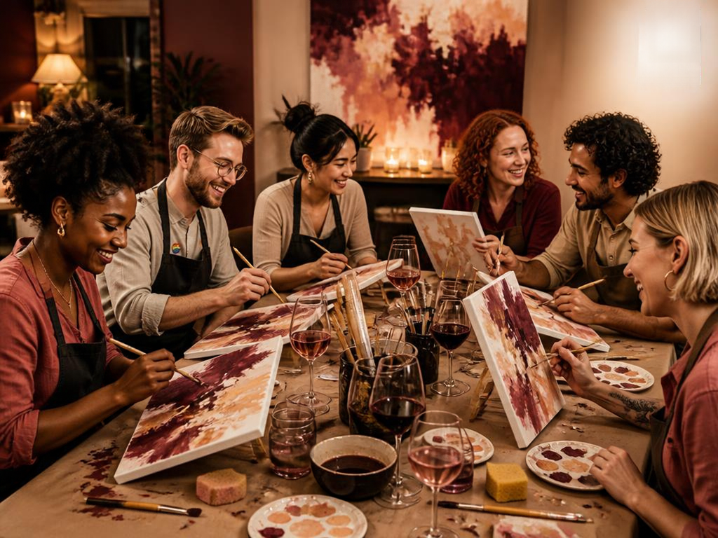 Paint & Drink – Kreativ malen in geselliger Runde